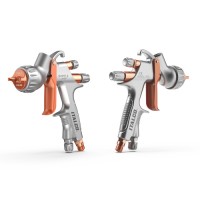 Пістолет фарбувальний пневматичний LVMP верх.пласт.бачок 600мл, форсунка-1,3мм SHINE-2-1.3LM ITALCO