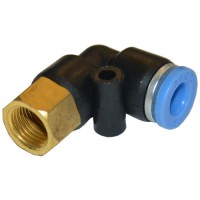 З'єднання цангове для поліуретанових шлангів PU/PR (Г-обр., шланг - внутр. різьба) 8ммX1/8"