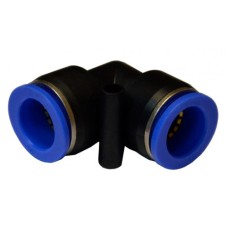 З'єднання цангове для поліуретанових шлангів PU/PR (Г-обр., шланг) 6мм