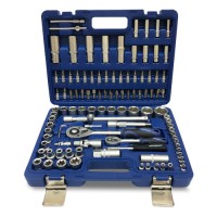 Набір інструментів 1/4" і 1/2" 108од. (6гр.) з металевими замками