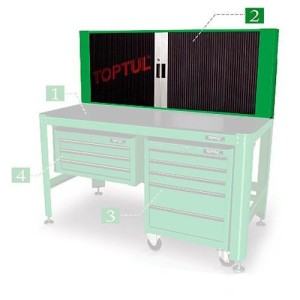 Полиця до верстака збірного (20 тримачів)