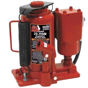 Домкрат пляшковий пневмогідравлічний 20т (265-510 мм)