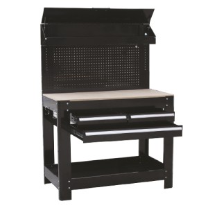 Верстат слюсарний металевий з трьома висувними ящиками