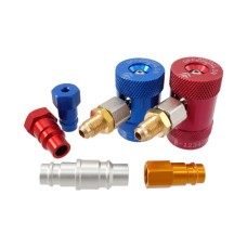 Комплект заправних муфт та перехідників R1234yf для автокондиціонера VALUE-500PLUS VALUE1234kit LAUNCH