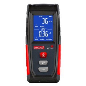 Детектор випромінювання (1 ~ 1999 В/м, 0.01 ~ 99,9 μt)