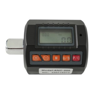 Цифровий динамометричний адаптер двосторонньої дії 1/2" (у комплекті перехідники на 3/8" та 1/4") 20-200Нм