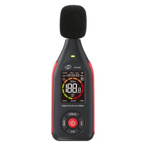 Вимірювач рівня шуму (шумомер) цв дисплей, фільтр А/С, USB BENETECH GT1355