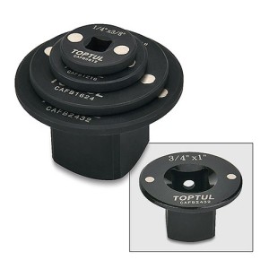 Набір перехідників магнітних 1/4″–1″ 4 од. GAAR0404 TOPTUL