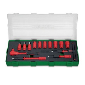 Набір інструменту електроізольовані VDE 1/4″ 14ед. (6-гр.)