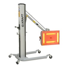 Інфрачервона короткохвильова сушка (4×1000W, 40°C-100°C, 0-99хв, ж/к дисплей, датчик відстані і t°)