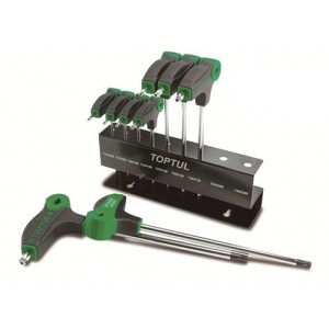 Набір ключів TORX з ручкою L-обр. T10-T50 9ед.