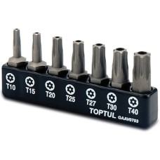 Набір біт 1/4″ (TORX T10-T40 з отвором)