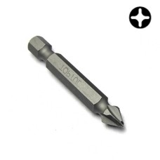 Насадка 1/4″ 50мм PH2 2в1 (біта + зенківка по дереву)