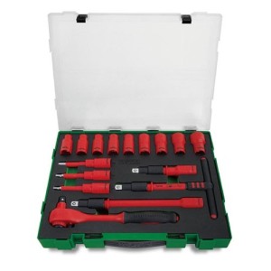 Набір інструменту електроізольовані VDE 1/2″ 16ед. (6-гр.)