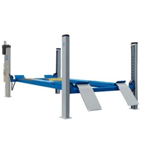 Підйомник 4-х стійковий (вантажопідйомність 5000кг, довжина 5700мм, електрогідравлічний, з задніми зсувними платформами)