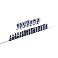 Набір головок 1/2″ 23ед. На планці