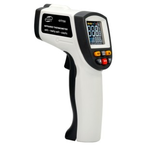 Безконтактний інфрачервоний термометр (пірометр) кол дисплей, -50-750°C, EMS=0,1-1 BENETECH GT750