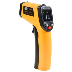 Безконтактний інфрачервоний термометр (пірометр) кол дисплей -50-530°C, EMS=0,95 BENETECH GM533