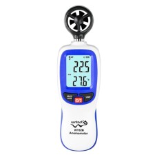 Анемометр, Bluetooth 0,3-30 м/с, -10-45°C WINTACT WT82B