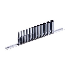 Набір головок довгих 1/4″ 12ед. На планці
