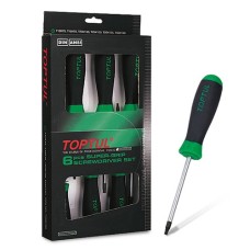 Набір викруток TORX з отвором T10-T40 6 од. TOPTUL 