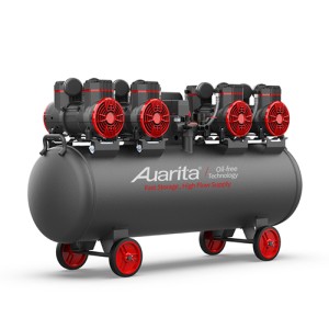 Компресор безмасляний поршневий 120л 380В  AUARITA 2-1450X4F120-380