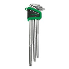 Haбіp Г-oбp. ключів TORX T10-T50 9oд. cупepдoвгиx з oтвopoм GSN-09ET TOPTUL