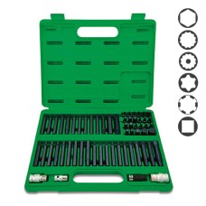 Набір біт TORX, HEX, SPLINE, RIBE, SQ 60 од. TOPTUL