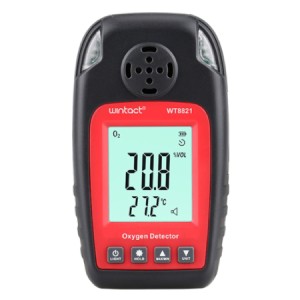 Монітор кисню O2 + термометр (0-25% VOL, 0-50°C) WINTACT WT8821